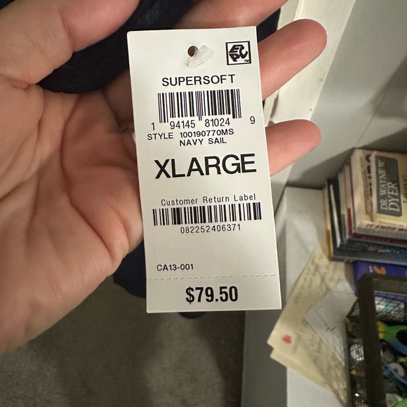 Charter Club Midnight Blue Intimate Robe - Picture 3 of 3